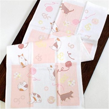 さいか　ガーゼたおる（毛糸あそび）ピンクの画像