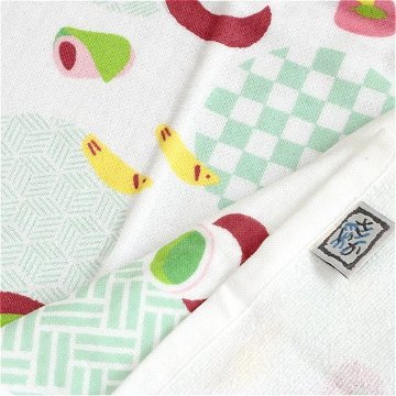 さいか　ガーゼたおる（おいしい時間）グリーンの画像