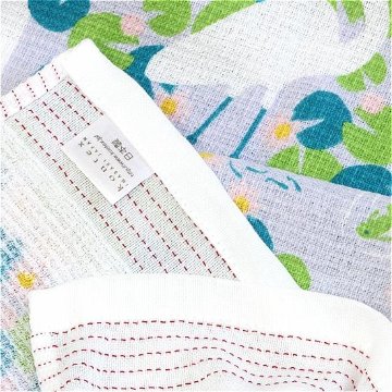 うすい　かるい　ながい　タオルてぬぐい（睡蓮）の画像