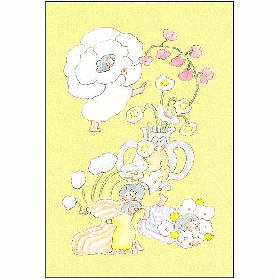 dodolulu ポストカード（フラワー）の画像