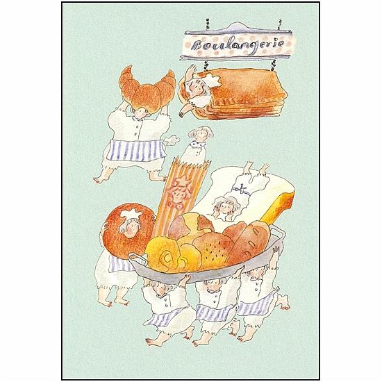 dodolulu ポストカード（パン）の画像