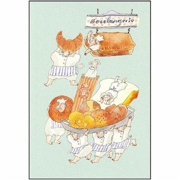 dodolulu ポストカード（パン）の画像
