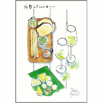 三好貴子 ポストカード（とても美味しい）の画像