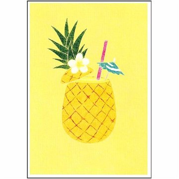 伊藤絵里子 ポストカード（パイナップルジュース）の画像
