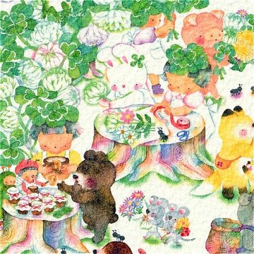 こばやしあや ポストカード（野花のお花屋さん）の画像
