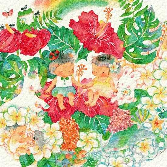 こばやしあや ポストカード（ぼくたちにかかる虹）の画像
