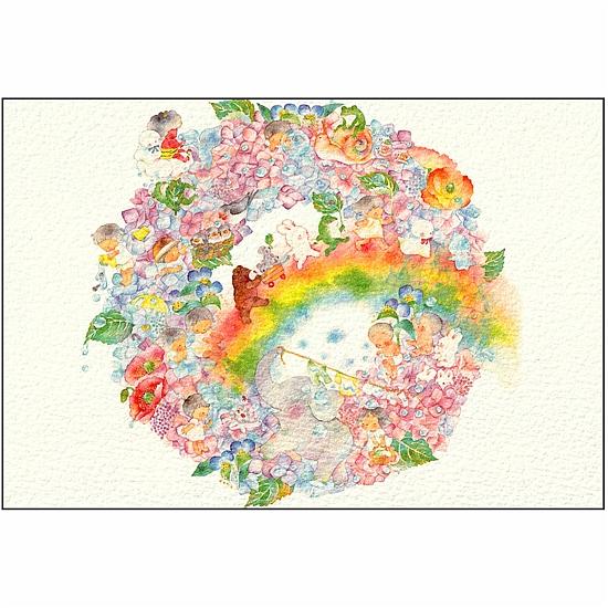 こばやしあや ポストカード（雨上がりの午後）の画像
