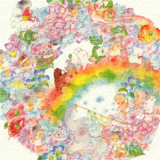 こばやしあや ポストカード（雨上がりの午後）の画像