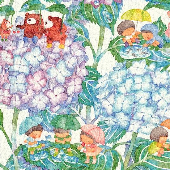 こばやしあや ポストカード（雨のかえりみち）の画像
