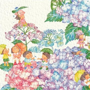 こばやしあや ポストカード（雨のかえりみち）の画像