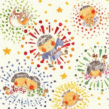 こばやしあや ポストカード（花火）の画像