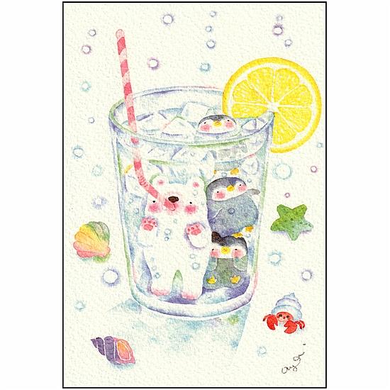 こばやしあや ポストカード（サイダーの海）の画像