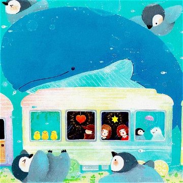 吉田麻乃 ポストカード（海底列車）の画像