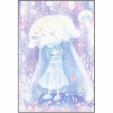 吉田麻乃 ポストカード（夢導くクラゲ）の画像