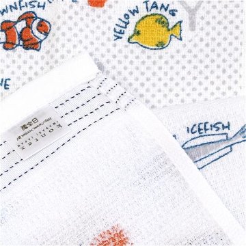うすい　かるい　ながい　タオルてぬぐい（アクアリウム）の画像