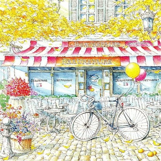 内田新哉 ポストカード（Balloon cafe）の画像