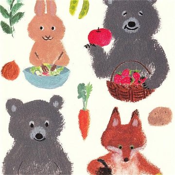 サクマユウコ ポストカード（わくわくクッキング）の画像