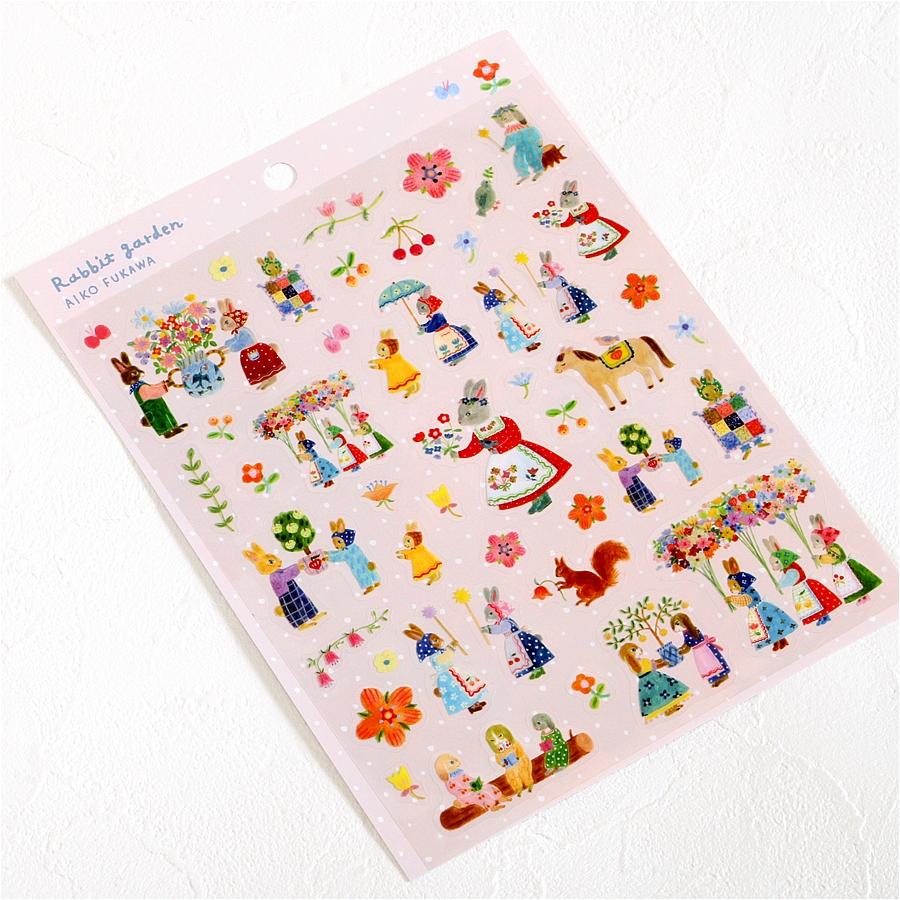 Aiko Fukawa　シール（Rabbit garden）の画像