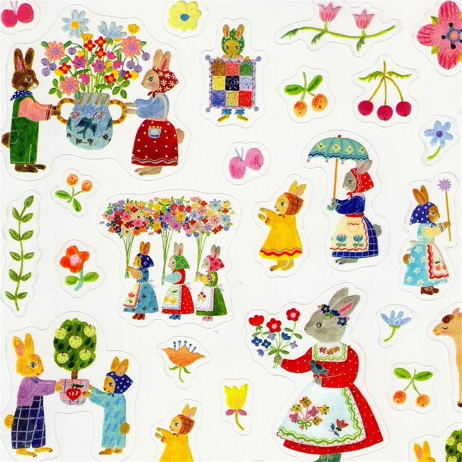 Aiko Fukawa　シール（Rabbit garden）の画像