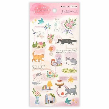 エヌビー社　シール　デコタイム（ねこ）の画像