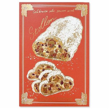 いのうえ彩　クリスマスポストカード（シュトーレン）の画像