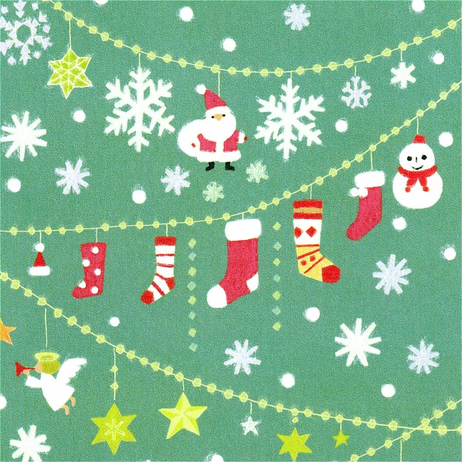 ひらいみも ポストカード（クリスマスガーランド）の画像
