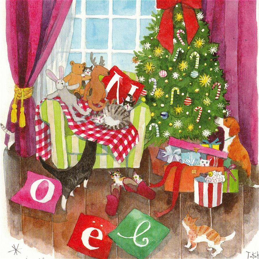 三好貴子 ポストカード（みんな一緒に過ごすクリスマス）の画像