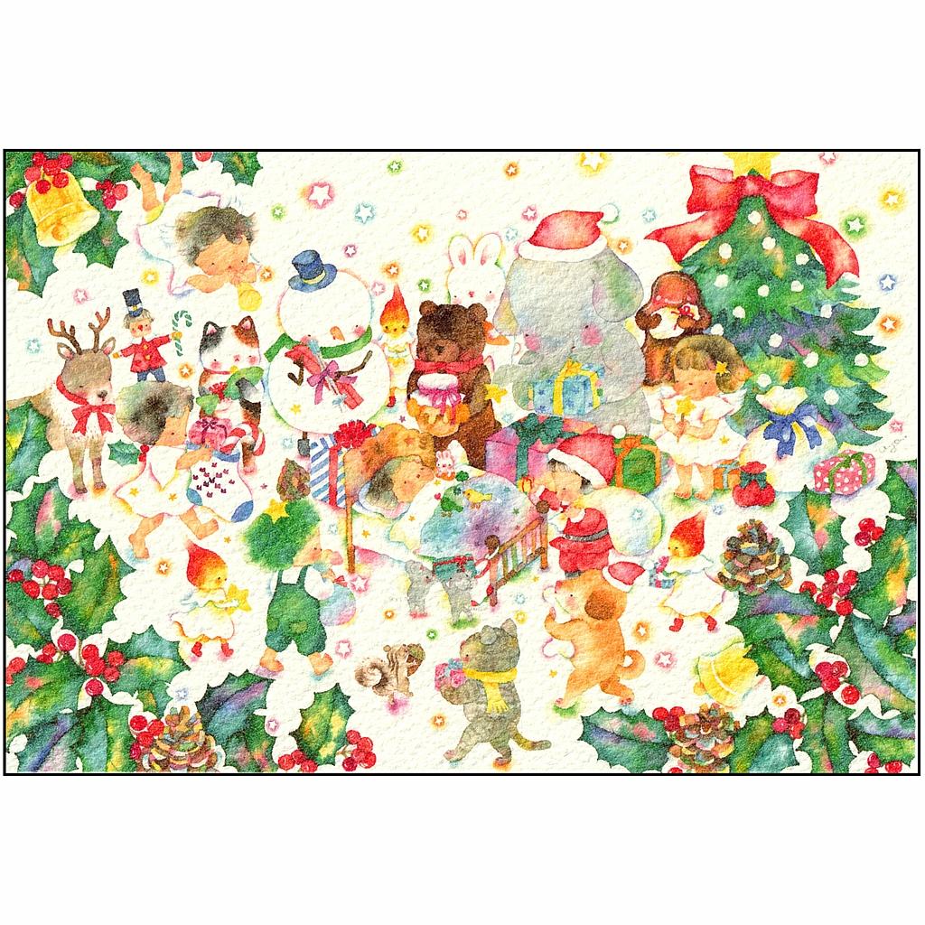 こばやしあや ポストカード（夢見るクリスマス）の画像