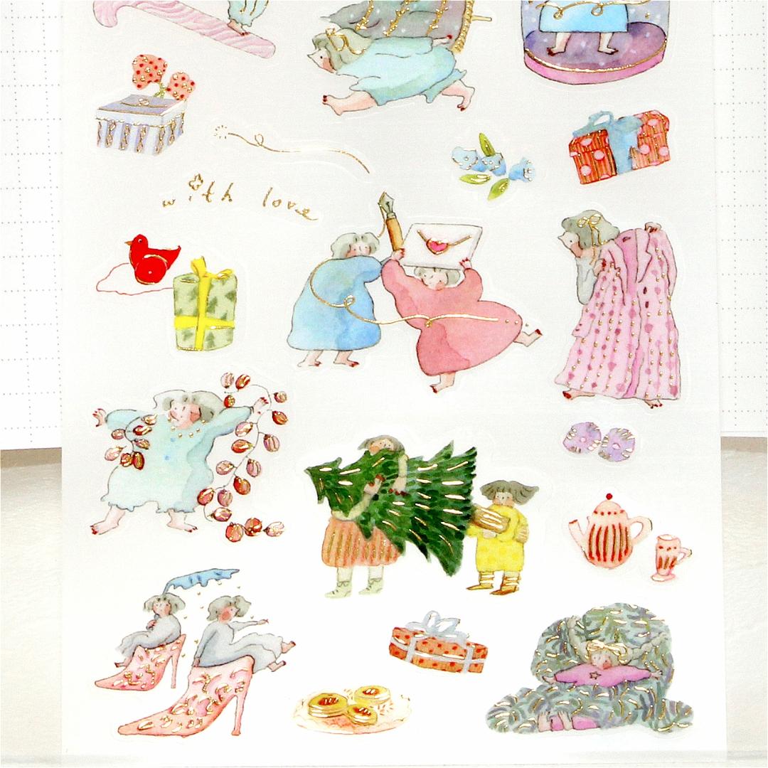 クリスマス　フロストシール　dodolulu（fairy post）の画像