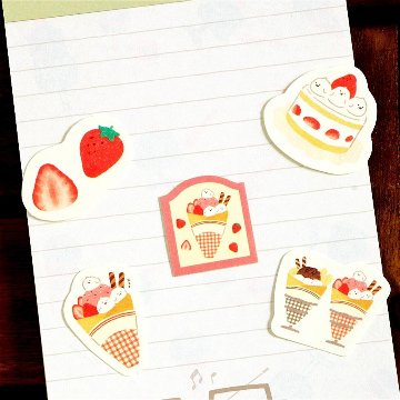 和紙フレークシール　お菓子などうぶつ工房（なりきりコトリ）の画像