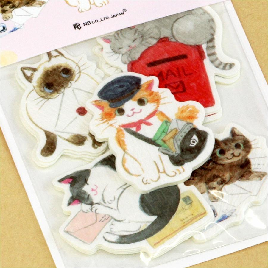 エヌビー社　フレークシール　ねころび（お手紙）の画像