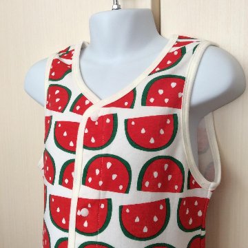 Romper - Watermelons Pattern - Open Front Type画像