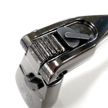 マトコツール　首振りラチェットハンドル　ブラックニッケル　ブルーグリップの画像