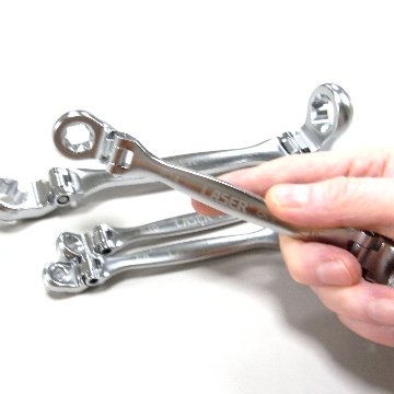 首振りＥ型トルクスメガネレンチセット　メストルクスレンチセットの画像