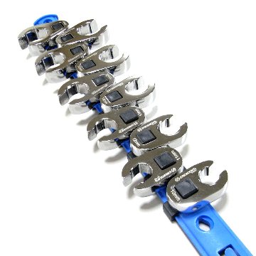 クローフットレンチセット　差込角９．５　メトリックサイズ　１０ピースセットの画像
