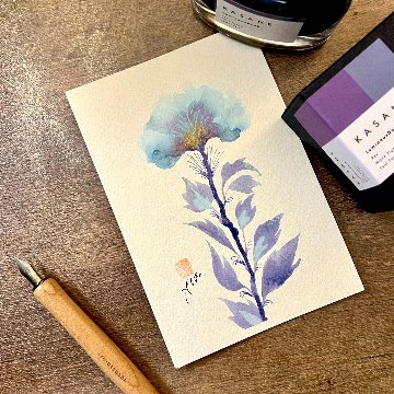 KASANE 作例原画「暮れに咲く花」の画像