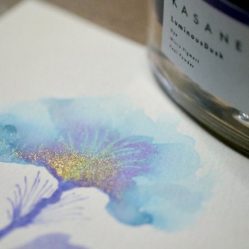 KASANE 作例原画「暮れに咲く花」の画像