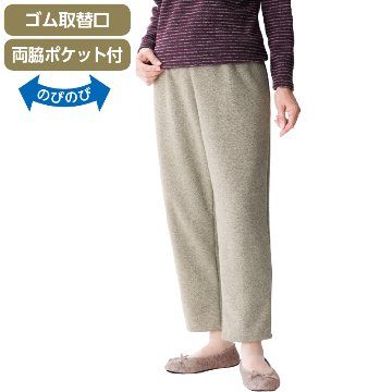 【婦人】おしりスルッとニットパンツの画像