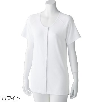 3分袖ワンタッチシャツ【2枚組】の画像