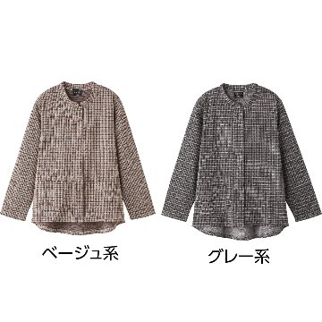 【婦人】スナップボタン前開きTシャツの画像
