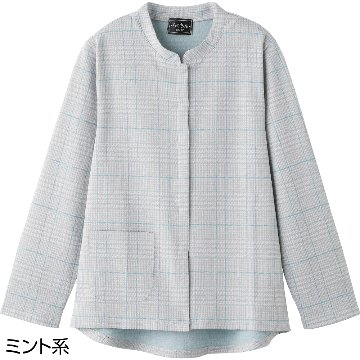 【婦人】スナップボタン前開きTシャツの画像