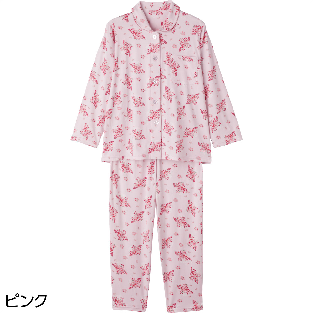 【婦人】ワンタッチのびのびストレッチパジャマの画像