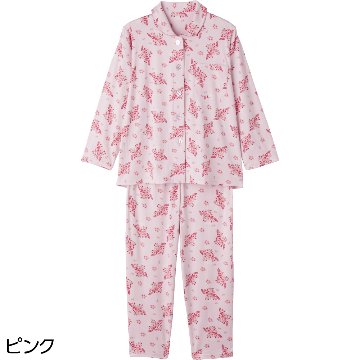 【婦人】ワンタッチのびのびストレッチパジャマの画像