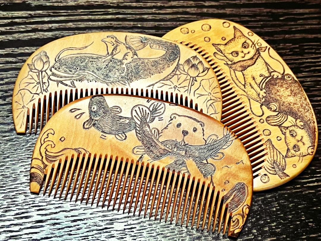 【お盆企画】焦がし櫛 番外編『鯰焦がし櫛』～令和七年版～の画像