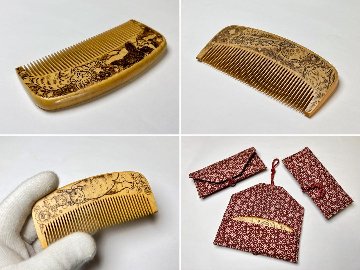 【2026年猫の日企画】焦がし猫櫛～はちたま堂～の画像