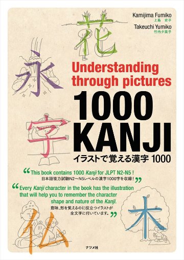 Understanding through pictures1000 KANJI イラストで覚える漢字1000画像