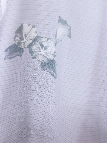【日本製】（衿なし）高級夏着物 絽 [N036][STサイズ]着物単品画像