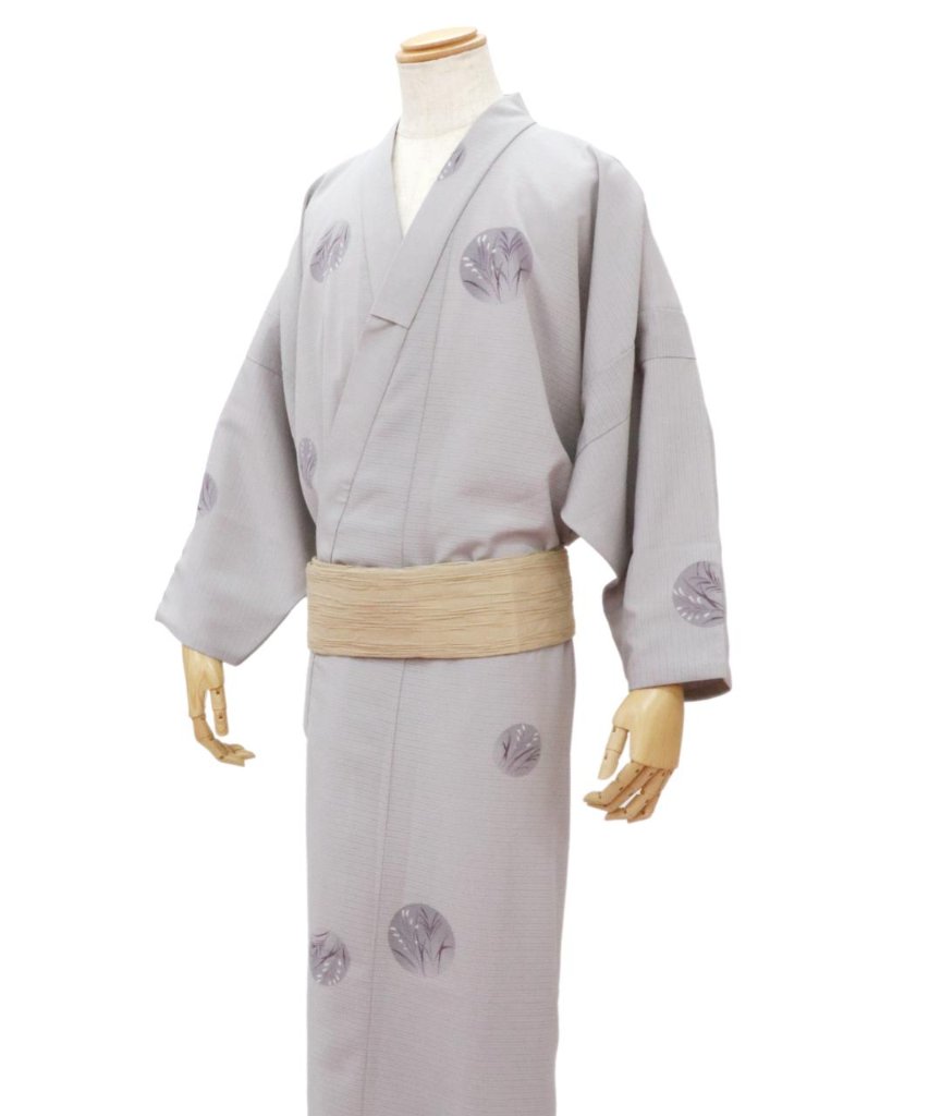 紳士 夏着流し（絽）３点セット LLサイズ [H014]の画像