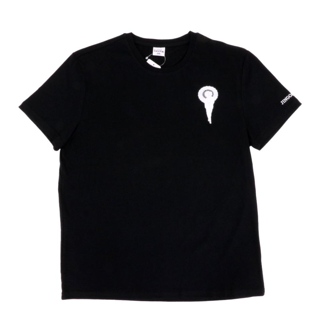 オリジナル刺繍Tシャツ 【着物】 黒の画像