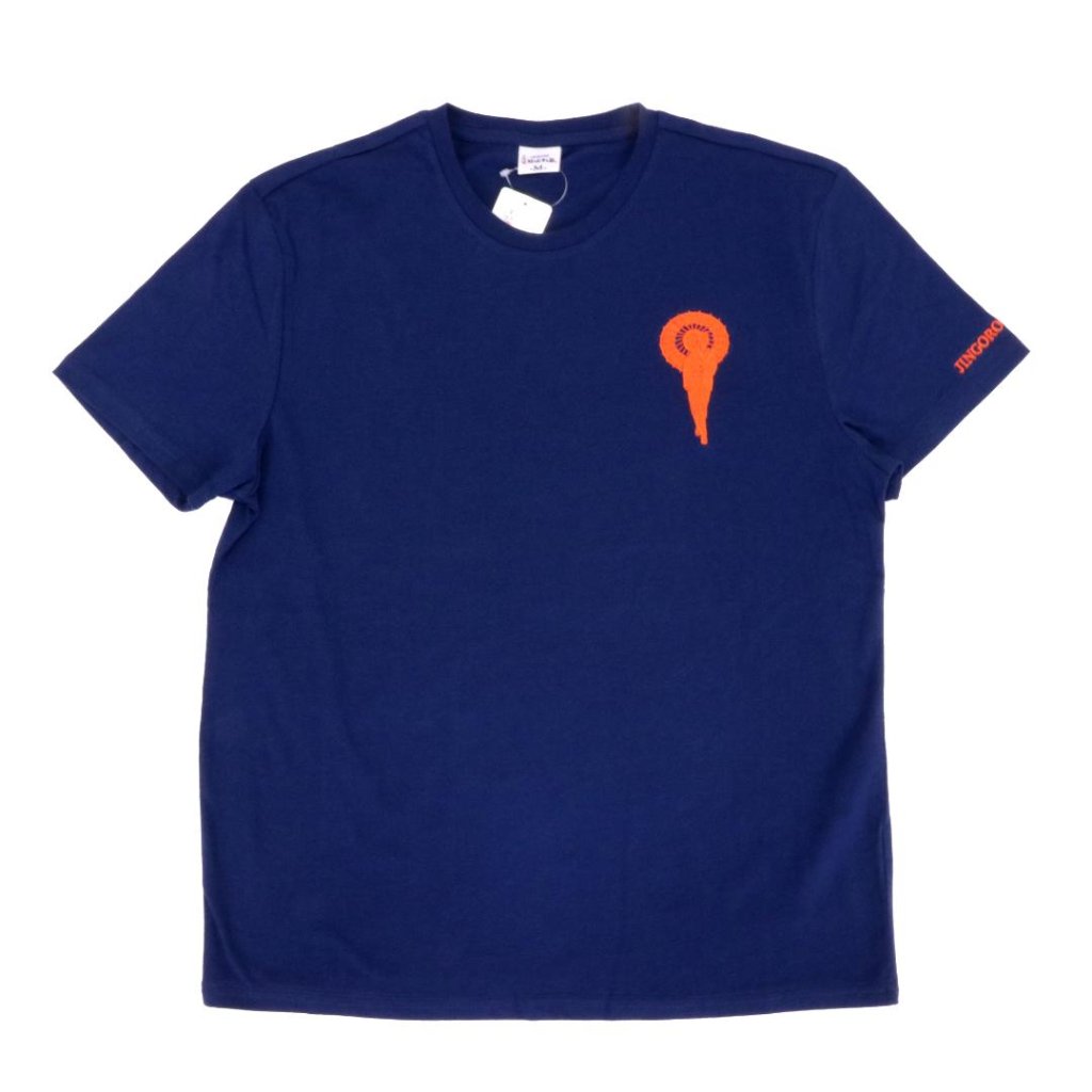 オリジナル刺繍Tシャツ 【着物】 紺の画像